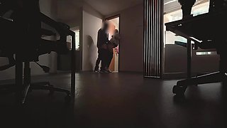 Two horny coworkers start a hot passionate sex in the office when their workshift is done