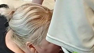 In the Afternoon, I Fuck My Neighbor in the Mouth in the Kitchen and Cum