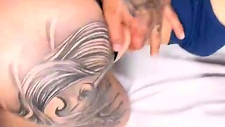 He lubed my butt, then asked to put his large boner in my