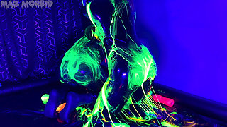 Uv Wet and Messy Gimpy Double Fisting with Patricia X