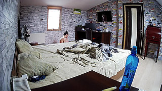 Stella Solo Full Naked Workout - Real Homemade Amateur