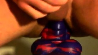 Anal Fun with Flint the Bad Dragon Amateur Gay Fisting Vide