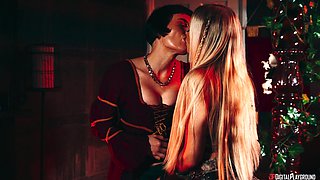 Gorgeous lesbians breathtaking xxx video