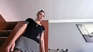 Skinny Girl Degrading Boyfriend for Wearing Her Clothes