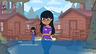 Welcome to Camp Pinewood with hot anime cougars and plenty of action