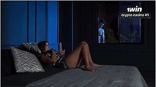 Stepmother Masturbates And Her Stepson Ends Up Helping With His Big Cock With Lina Henao