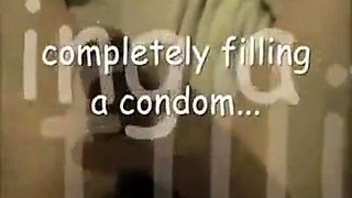 Filling a Condom with a Big Load