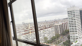 19 Year Old College Girl Fucks in Shower Behind the Scenes After First Porn Casting