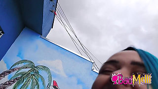 3 Girlfriends Masturbating in the Pool