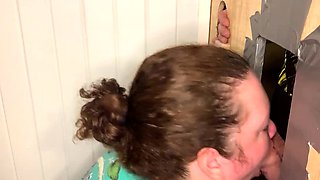 Glory Hole Blowjobs and Brunettes