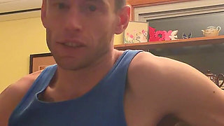 Bend Emo Girl Over Kitchen. Stool in Bright Airy Kitchen Dirty Talk Whole Time