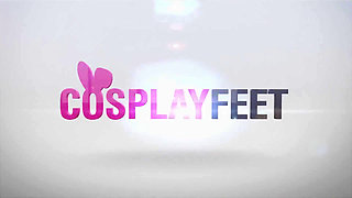 Nebraska is Harley Quinn and she has a foot fetish