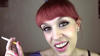 Smoking Fetish Extreme Close-up