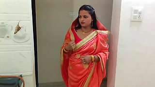 Rhea, the Newlywed Bride, Was Making Pudding in the Kitchen When the Stepbrother Grabbed Her From Behind and Had Sex