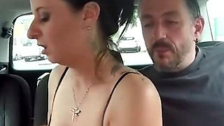 Bonny devil enjoys sucking and fucking huge cock in the car