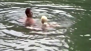 Trio In Nature For A Beautiful Blonde