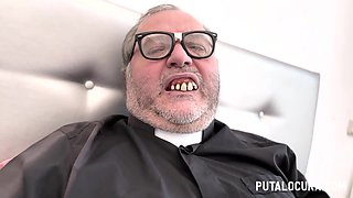 Italian Sinner Dalila Dark Fucks With A Horny Priest