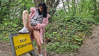 Outdoors Naked and Pissing in Public Compilation