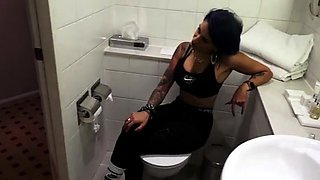 Goddess Penelope Punished In The Bathroom