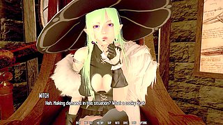 Big titted milf with purple hair goes on a wild space adventure in this animated hentai