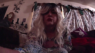 Cheryl's Smoke Break Thinking About Your Cock