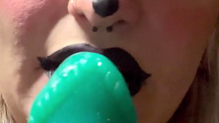 Clown Girl Gives You a Sloppy Vaping Blow Job