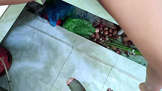 Indian Hijabi Stepmom Fuck by Stepson in the Kitchen Desi XXX