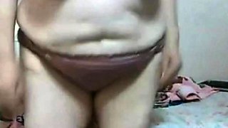 Big Tits Russian MILF Stefany's Granny Webcam Show