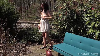 Corra Cox Photoshoot Pussy rubbing