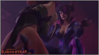 Cammy And Juri Lesbian Foot Tickle Domination