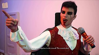 Big boobed 3D visual novel gameplay experience