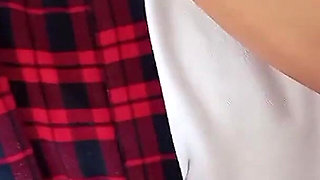 Teacher Convinces Student to Fuck and She Comes on Brakes! Student Eats Her Teacher's Semen