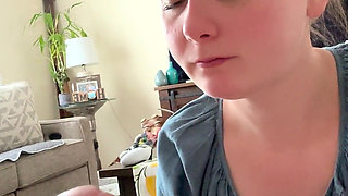 Slow and Sexy Blowjob From Wife