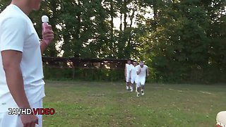 Exciting Outdoor Gangbang Adventure Featuring Seductive With Saijo Sara And Sara Saijo