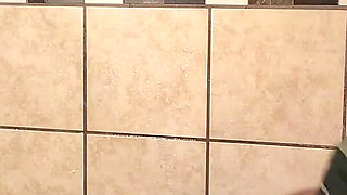 Shower time showing my hot body while going live!