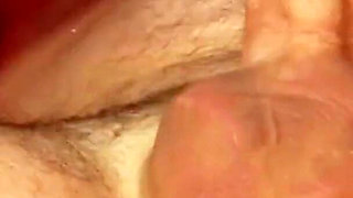 The blonde MILF has her shaved pussy fucked properly