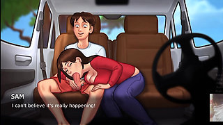 I Fuck my MILF Step-Mom in the car in public!! SUMMER TIME SAGA DEBBIE!!