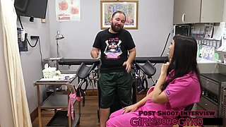 Dirty Doctor Selena Sativa Gives a Naughty Medical Exam Behind the Scenes