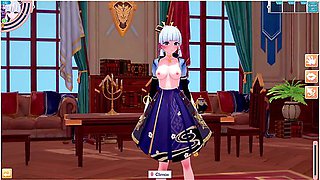 3d/anime/hentai, Genshin Impact: Kamisato Ayaka Loves When Diluc Fucks Her Hard !!