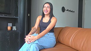 Submissive Big Tits Latina HARDCORE RAILED In Fake Modeling Casting