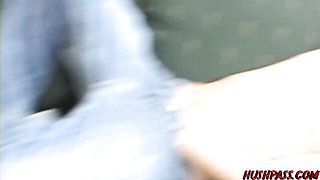 Pleasing James Deen and Lucy Fire - reverse cowgirl clip - Hush Pass