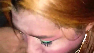 Fucking Busty Redhead Teen Latina's Boobs