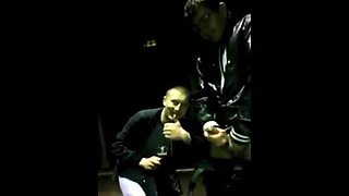 Friends Make Twink Cum Outdoors