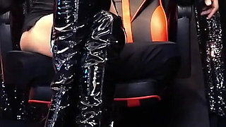 My Shiny Black Pvc Over-the-knee Boots Drive You Wild Ita