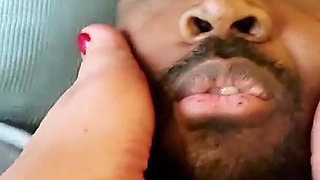 Candice's Virgin Size 12 Feet N and Her 1st Toe Sucking Experience