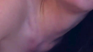 Sexgirl brunette with silicone tits