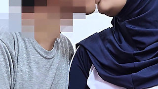 -dc- Asian Hijab School Girl Ask Pe Teacher to Give Special Exam - Minokiiko