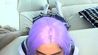 Violet's Taboo Hentai College Cosplay Virtual Sex