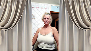 Hot Housewife Lukerya in the Kitchen