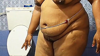 Desi Girl Taking Shower Completely Nude in Her Private Space